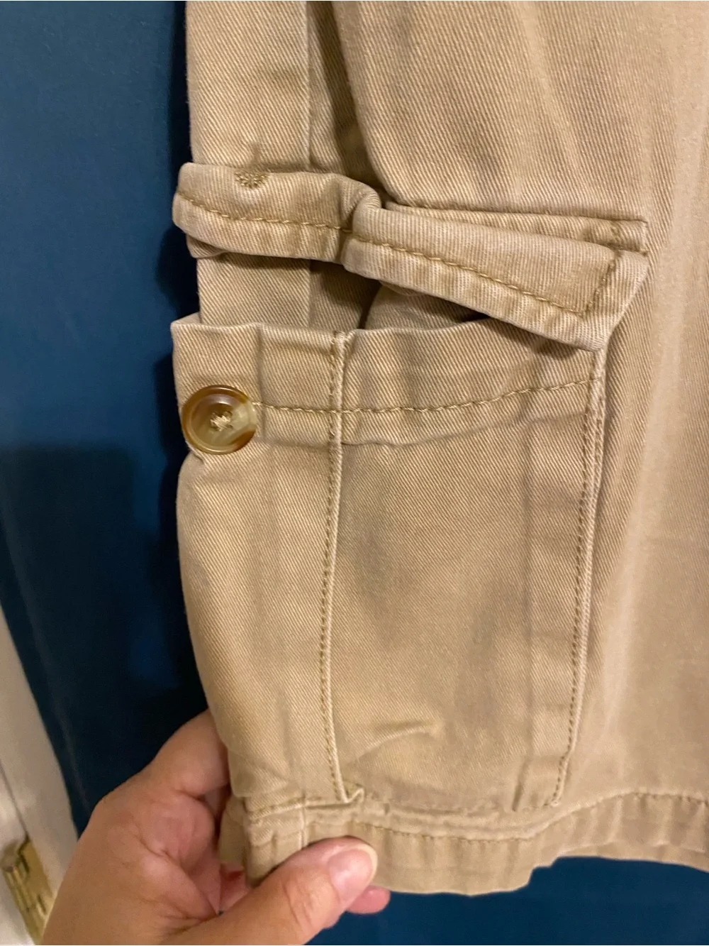 Old Navy Boys Tan Cargo Shorts